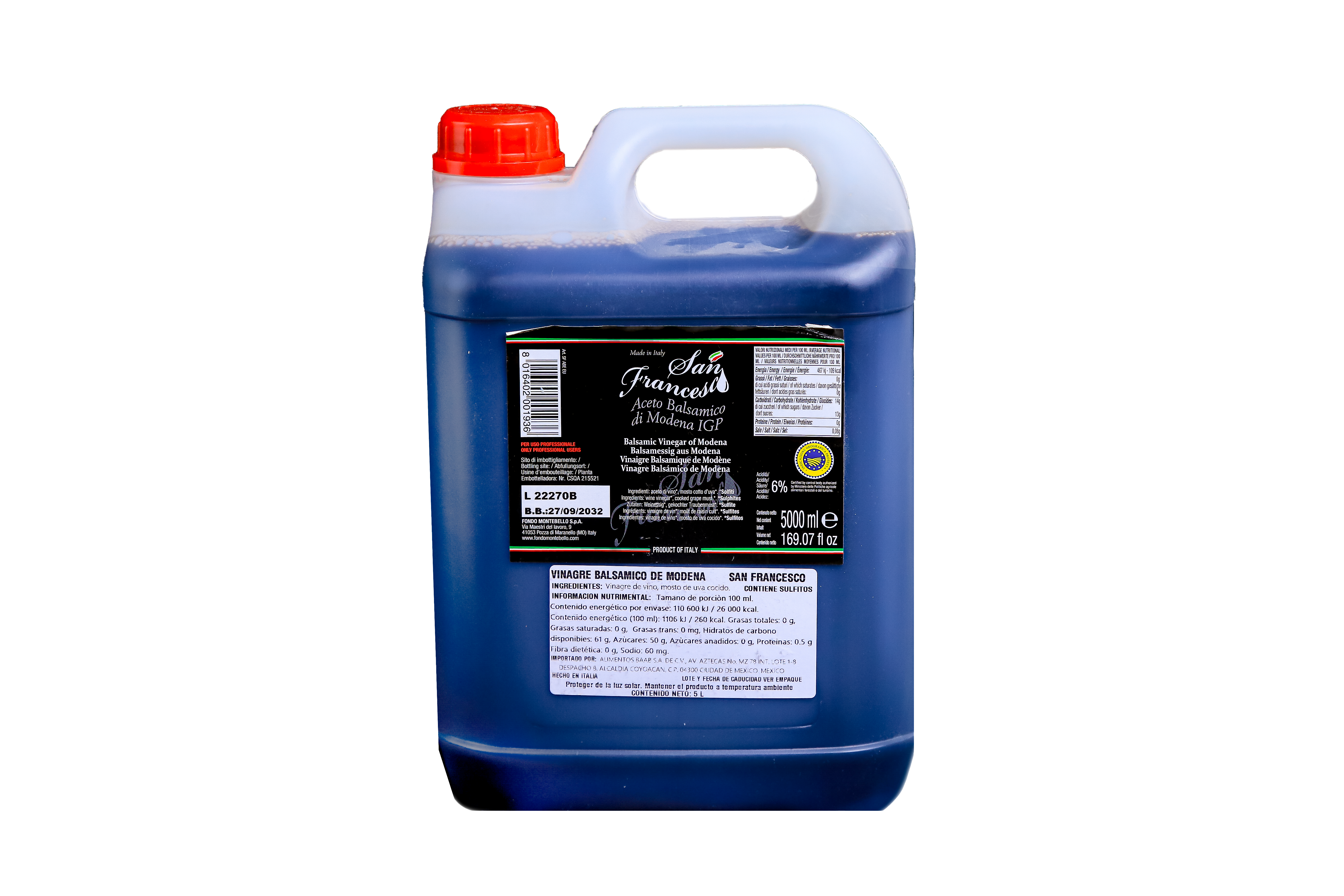 Vinagre Balsamico 1 Gal