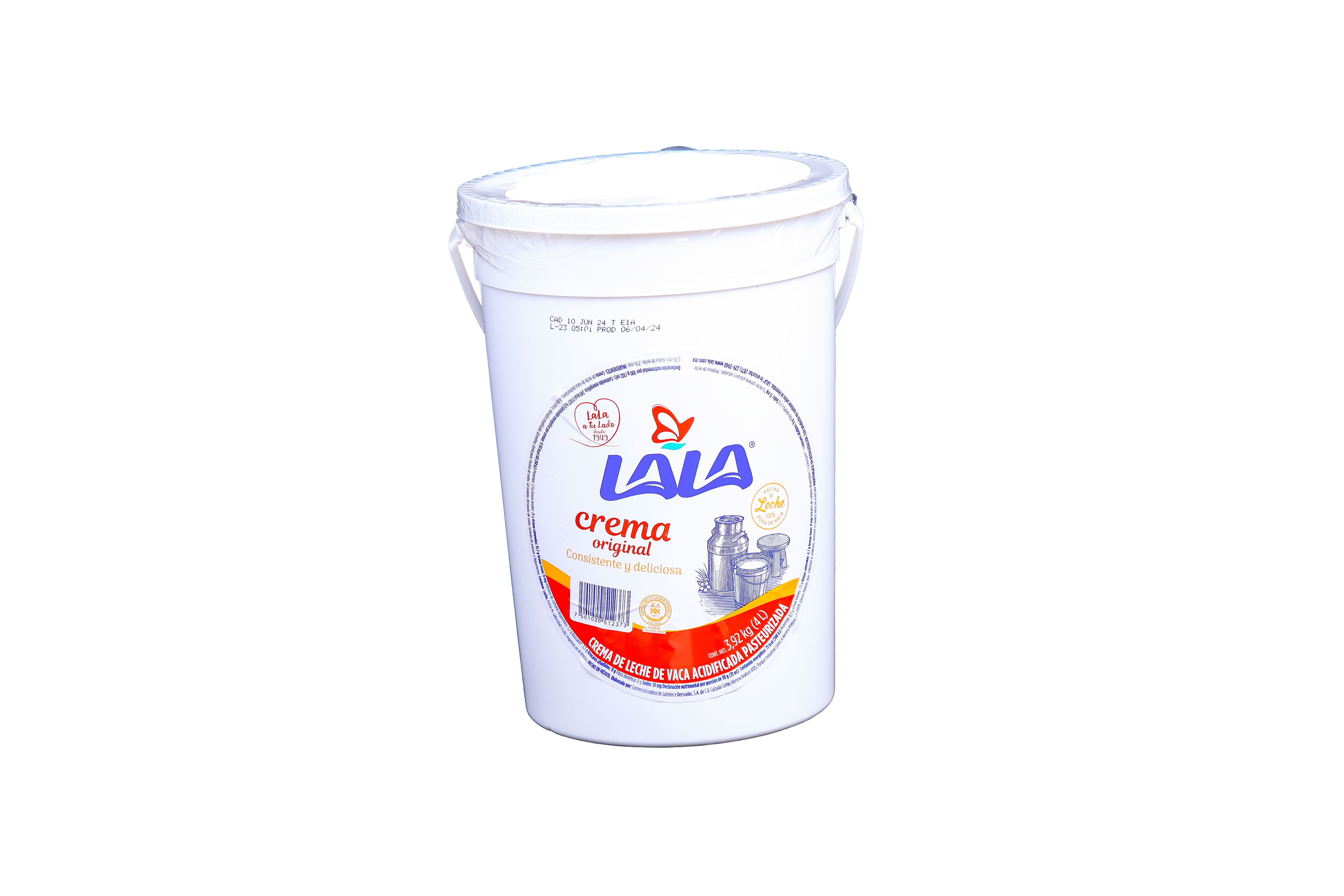 Crema LALA 4 lts	  