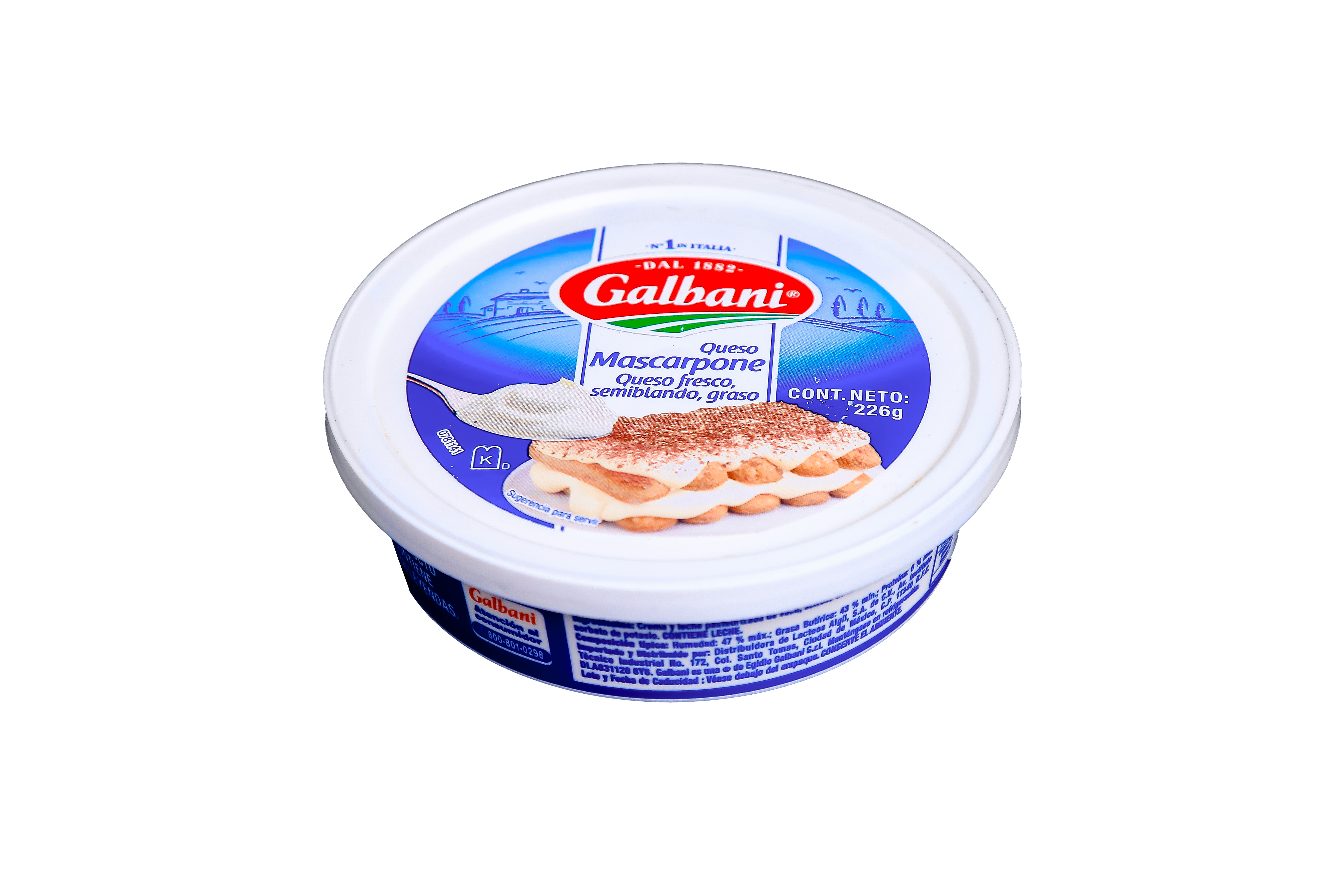 Queso Mascarpone 226 GR