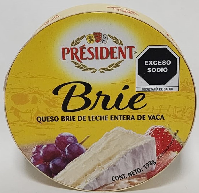Queso Brie President 198gr