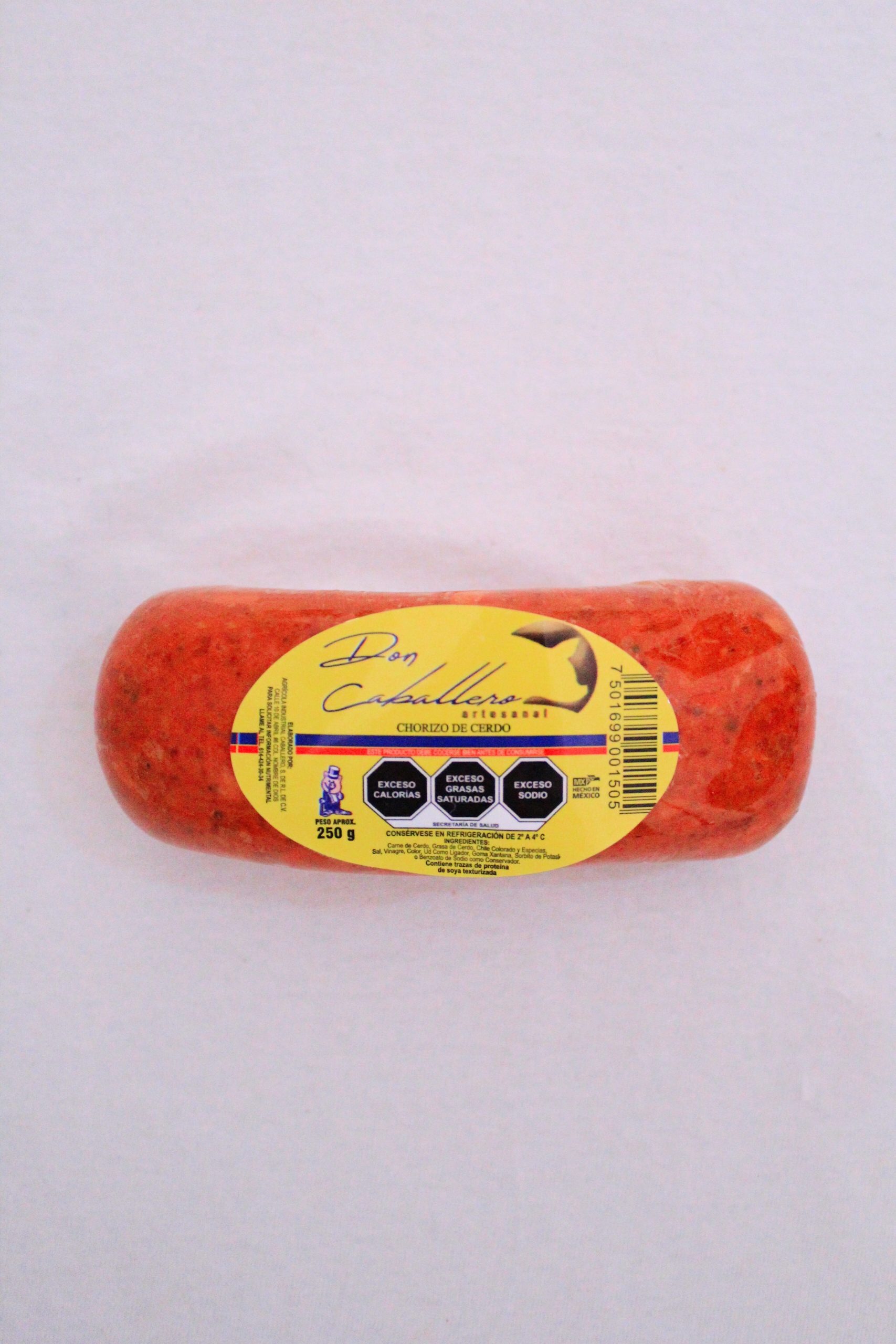 Chorizo don caballero 250gr.